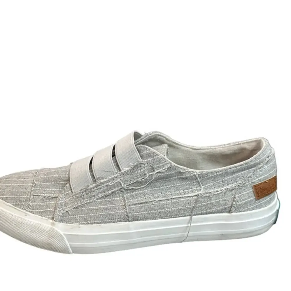 Blowfish‎ Maura canvas slip ons. Flats gray fabric size 8.5 - Picture 8 of 10